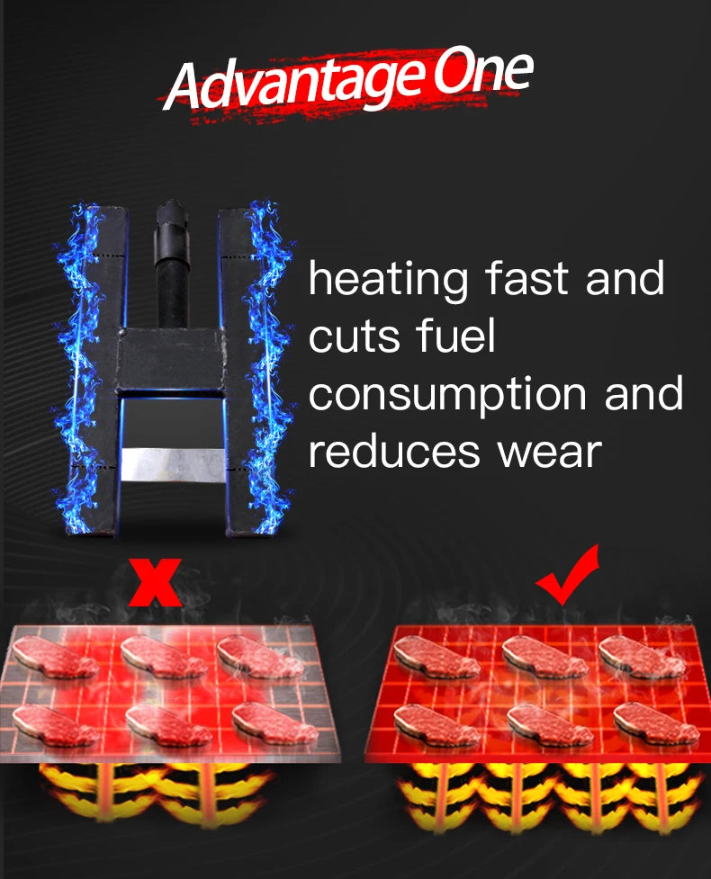 Commercial Stainless Steel Kitchen Grill Bbq Burger Fryer Hotplate Full Flat Ribbed Countertop Electric Griddle