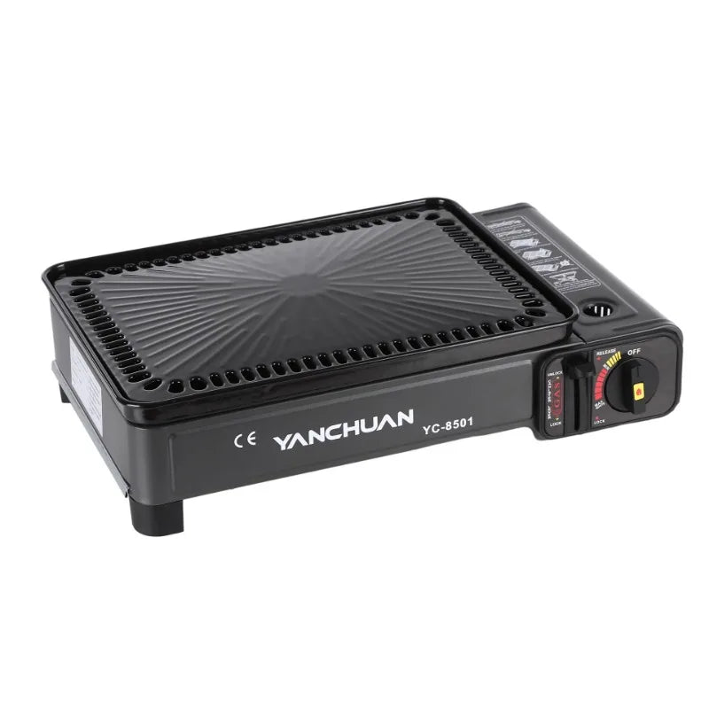 Portable outdoor cassette grill gas household camping grill picnic kebabs gas stove  camping equipment