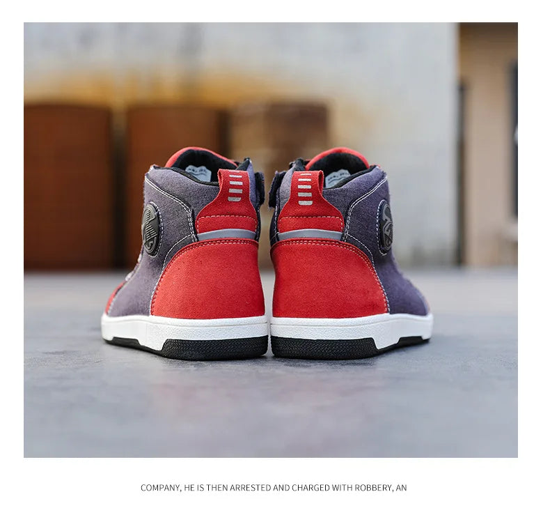 Motorcycle Riding Shoes Motorcycle Boots All Season Breathable and Anti Fall Riding Equipment Road Racing Shoes forRiders오토바이 부츠