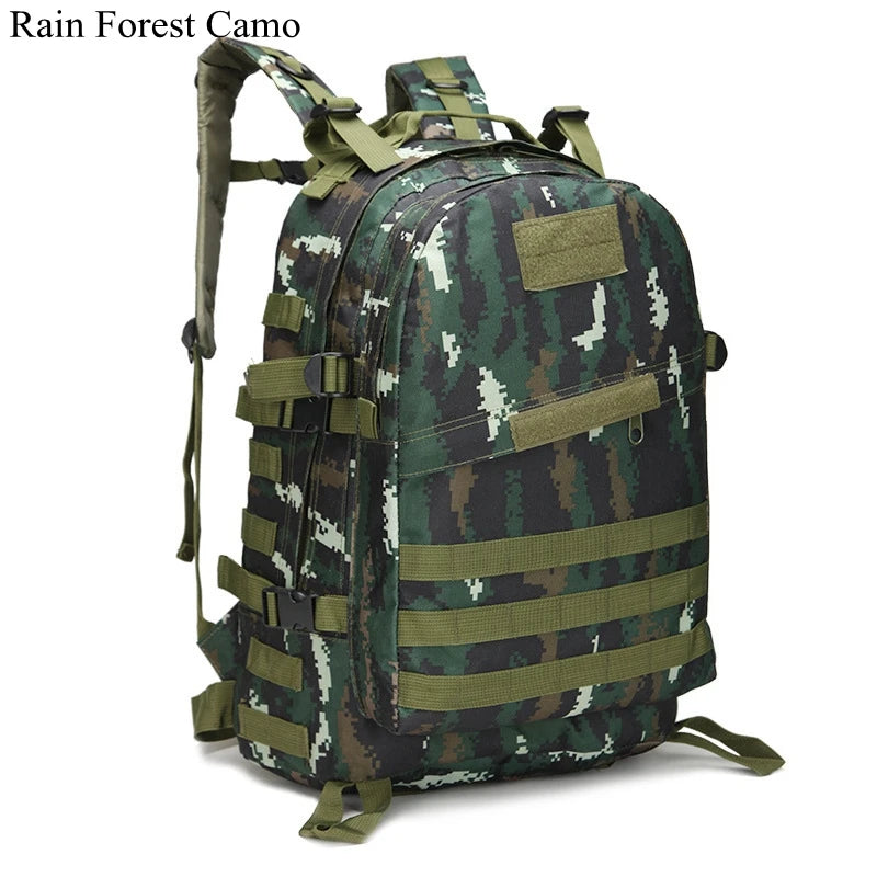 Tactical 3D Backpack 25L Backpack Nylon 900D Fabric Mens Bag Waterproof 3D Molle Backpack for Trekking Camping Mountaineering