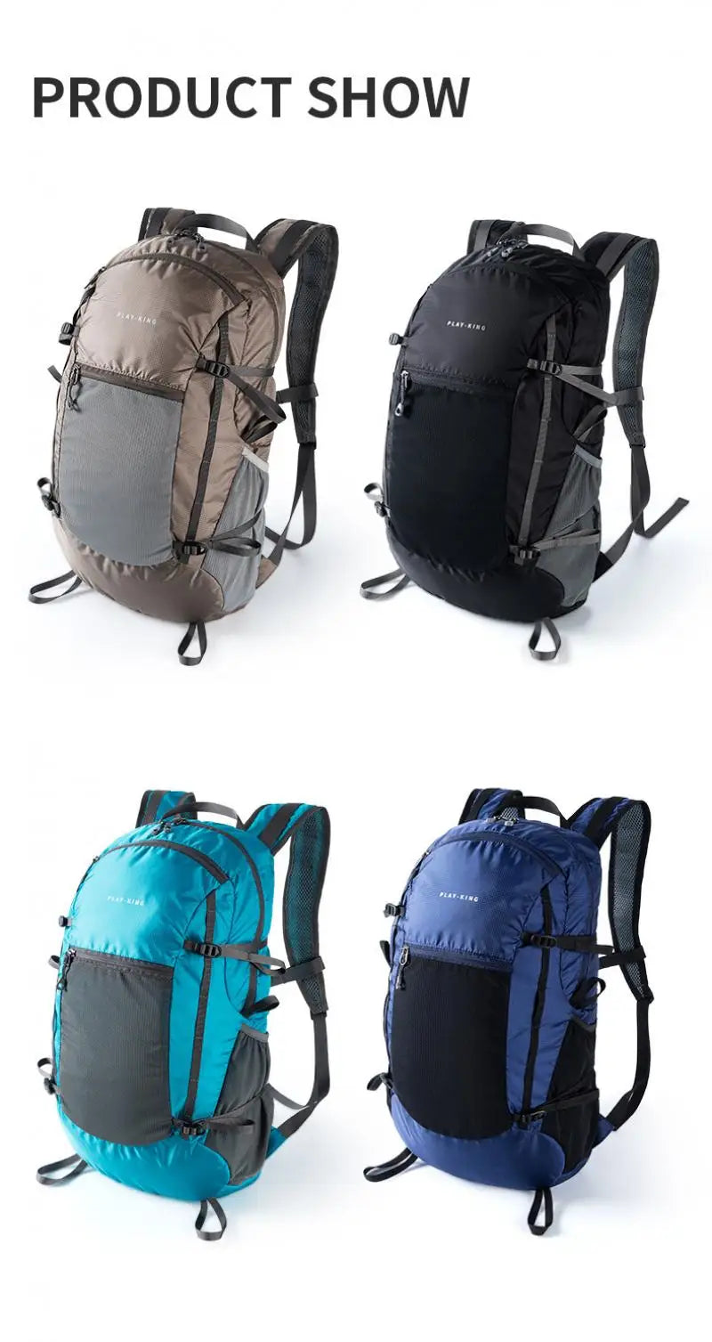 Ultra-light Folding Camping Hiking Backpack Professional Water Repellent Travel Duffle Bags Mountaineering Double Shoulder Bag