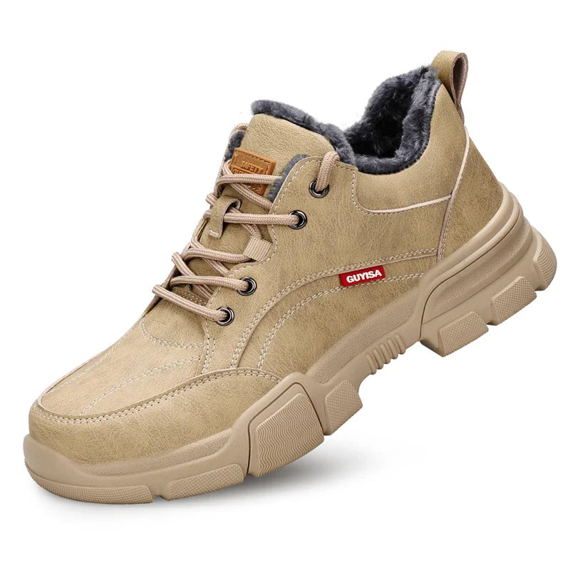 Waterproof Wrok Safety Shoes For Men Summer Breathable Indestructible Boots Non-slip Industrial Construction Shoes Male Footwear