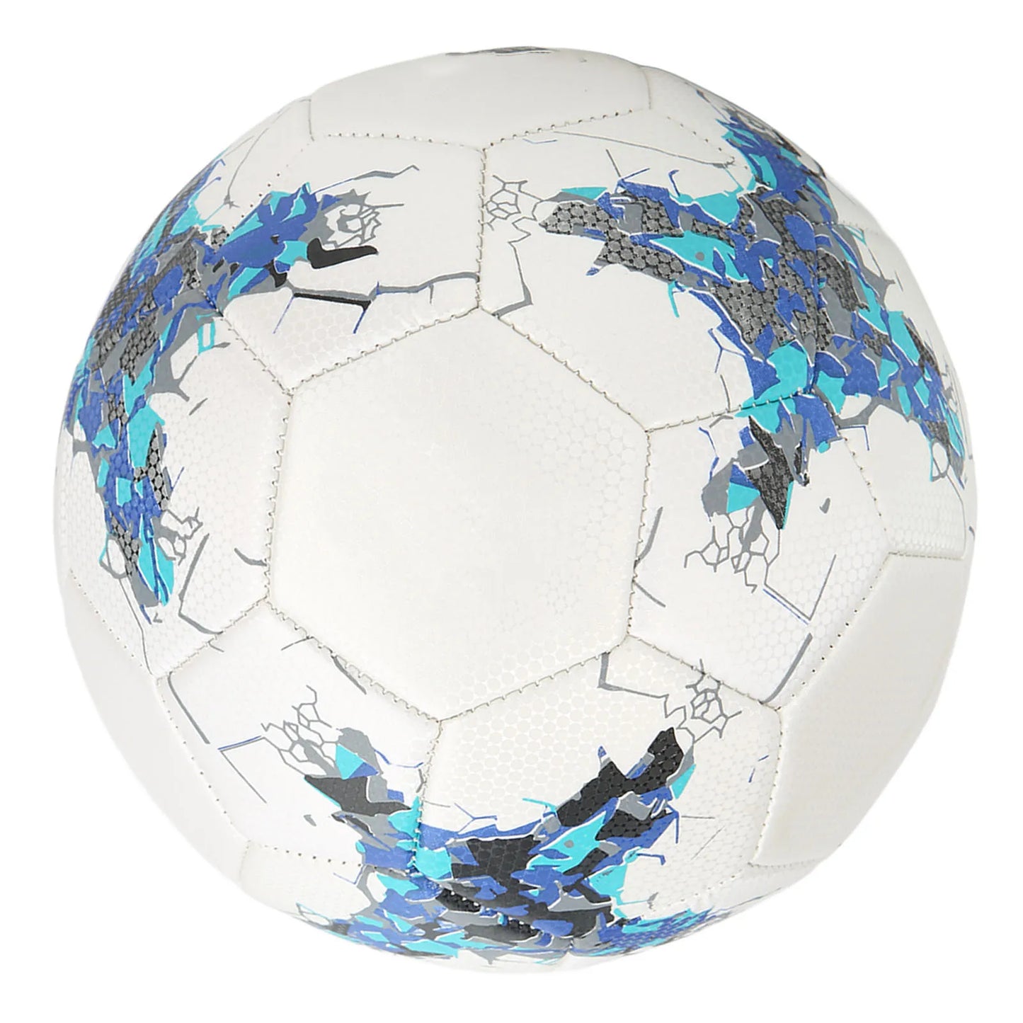 Inflatable Soccer Ball Size 5 Blue PU for Youth Adult Players Outdoor Teaching Training Competition Outdoor Soccer Sport Soccer