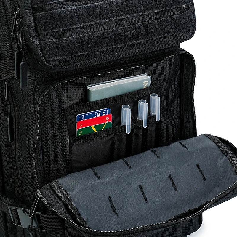 45L Tactical Backpack 3P Bag 3 Days Assault Outdoor Backpack Travel Waterproof Climbing Rucksack Camping Hiking Hunting Mochila