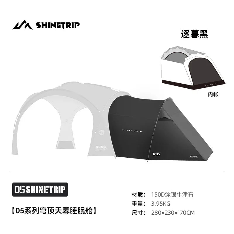Mountain Fun Tent Outdoor Dome Canopy Oversized Awning Sun Protection Camping Equipment Camping Windproof Can Expand The Dome