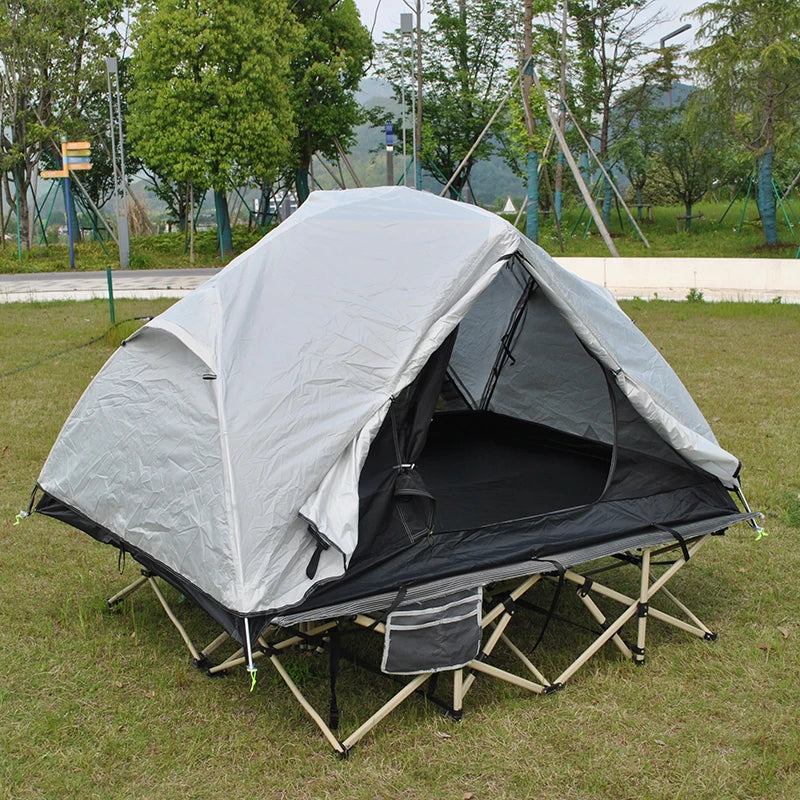 Camping Tent 2 Person, Professional Waterproof & Windproof Lightweight Backpacking Tent Can Be Cot Tent,bed Tent Not Include Bed