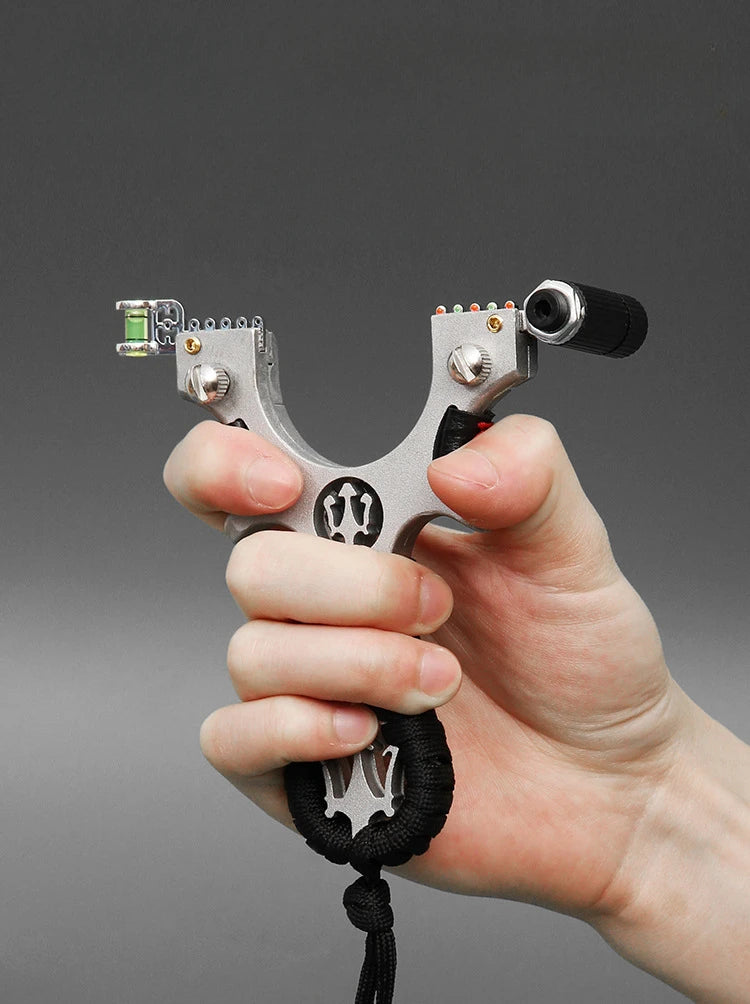 High-power Laser Slingshot High Precision Outdoor Hunting Tool Catapult with Rubber Band Set Sport Entertainment Toy Accessories