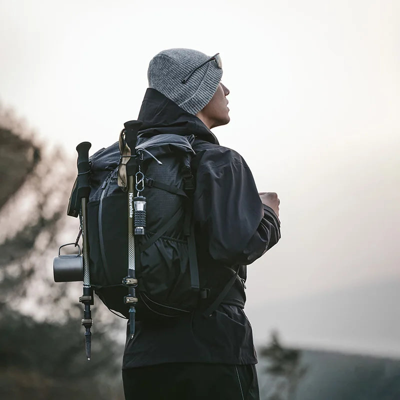 Naturehike Helium 30l Lightweight Outdoor Backpack Waterproof Breathable Hiking Camping Sports Climbing Bag With Water Bag Hole