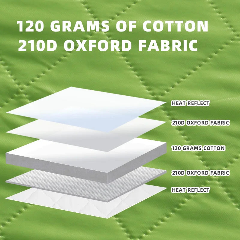 Winter Fishing Tent Ice Fishing Tent Cotton Clip Thick Insulation Windproof Snow Shelter Camping for 2-3 People Pop Up Tent