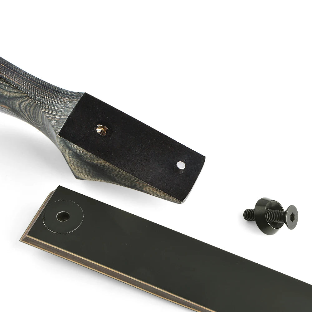 60inch Black Hunter Recurve Bow Right/Left Hand Traditional Beauty Hunting Reflection Bow And Arrow Outdoor Shooting Wooden Bow