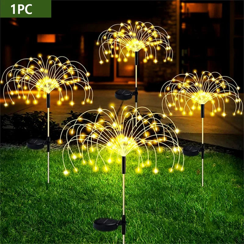 Super Solar LED Light Outdoor Waterproof Solar Light 8 Lighting Modes DIY Fairy Light Holiday Decorative garden Lights Lamp