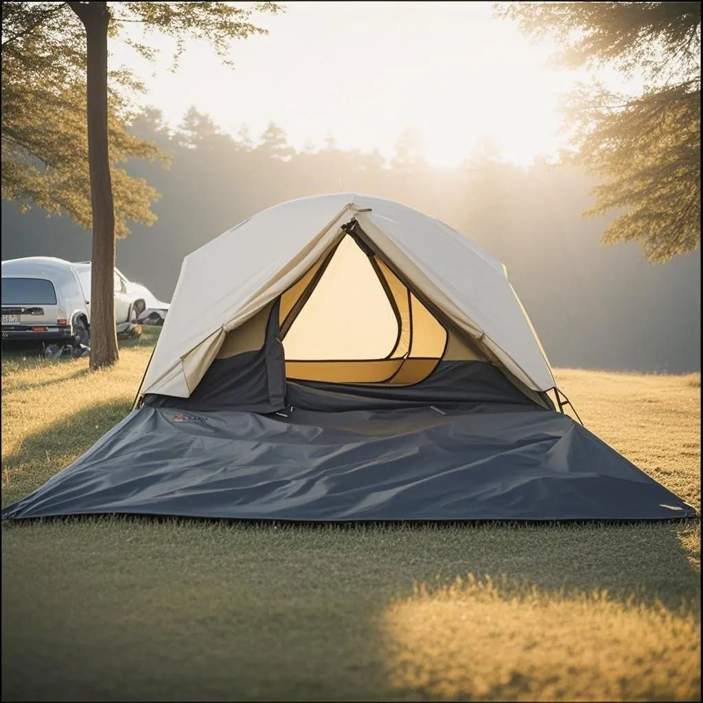 Portable Lightweight Camping Tent (2-Person Capacity) with PU4000 Waterproof Floor & Footprint, Perfect for Backpacking & Hiking