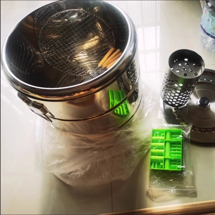 Smokeless Barrel BBQ Grill, Charcoal Rotisserie for Home, Commercial, Outdoor Meat Skewer, Portable Roaster