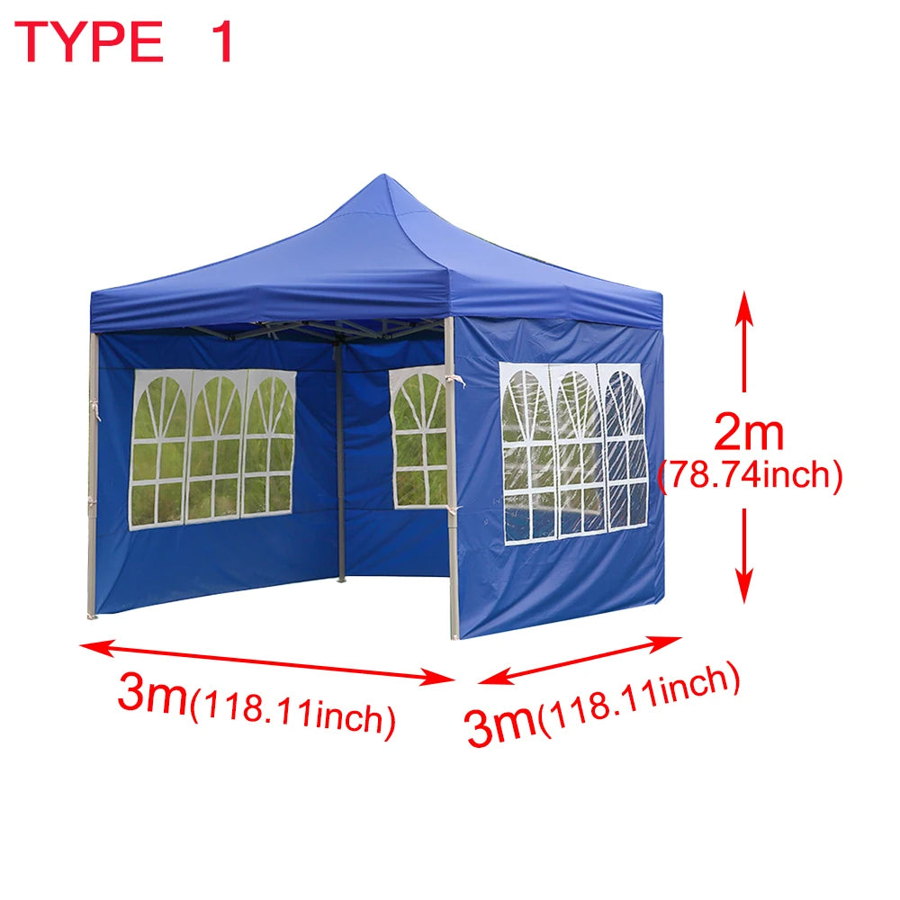 ZK30 Dropshipping Outdoor Tent Oxford Cloth Wall Rainproof Waterproof Tent Gazebo Garden Shade Shelter Without Canopy Top Frame