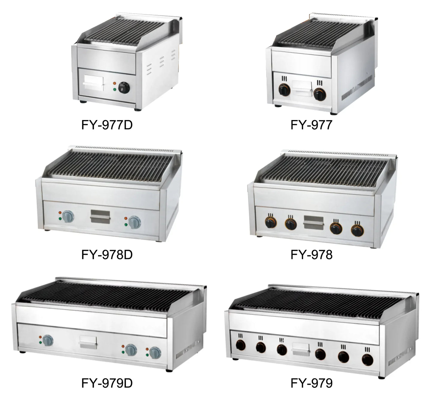 New Design Commercial Gas Lava Rock Charbroiler/gas Barbecue Grill With Lava Rock/gas Bbq With Lava Rock