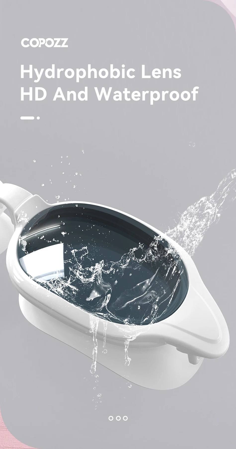 COPOZZ Swimming Goggles Myopia 0 -1.5 to -7 Men Women Anti fog UV Protecion Waterproof Swimming Glasses Diopter Swim Eyewear