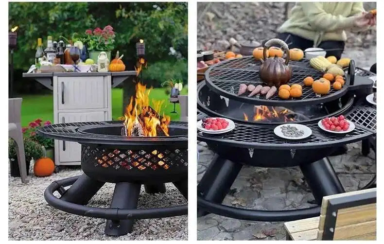 CX010AJ Modern High Quality Barbecue grill, household wood heater, patio, villa campfire, fireplace table, charcoal brazier