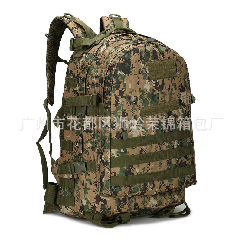 Upgraded 3D Bag Camouflage Mountaineering Bag Tactical Backpack Outdoor Camping Travel Bag