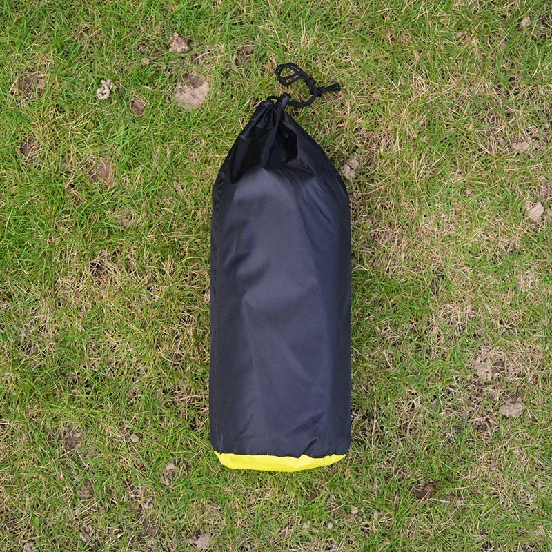 1 Person Ultralight Hiking Camping Tents Backpacking Pyramid Tent Portable Dual Layer Rainproof Rodless Pyramid 4 Season Tent