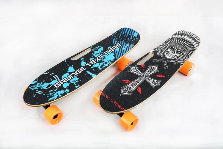 Best Electric Skateboard 2019 for Sale 4 Wheel Longboard Skateboard Decks Cheap Price 600W*2 Hub Motor for Adult