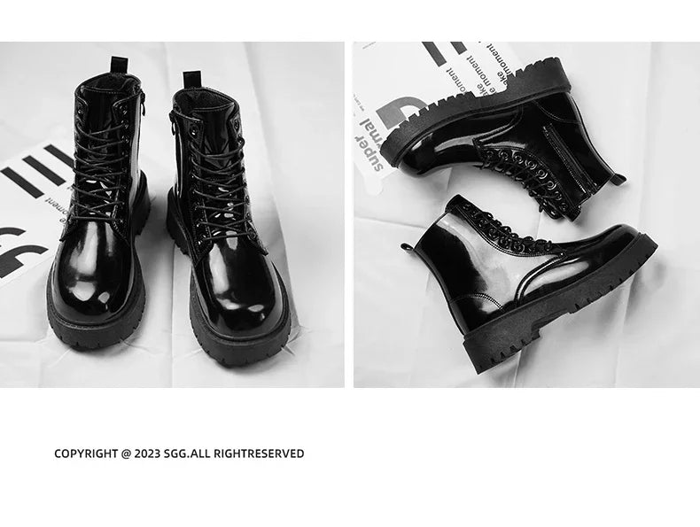 Boots Mens Shoes Casual Outdoor Platform Leather Walking Sports Fashion Luxury Designer Couple Unisex Women Ankle