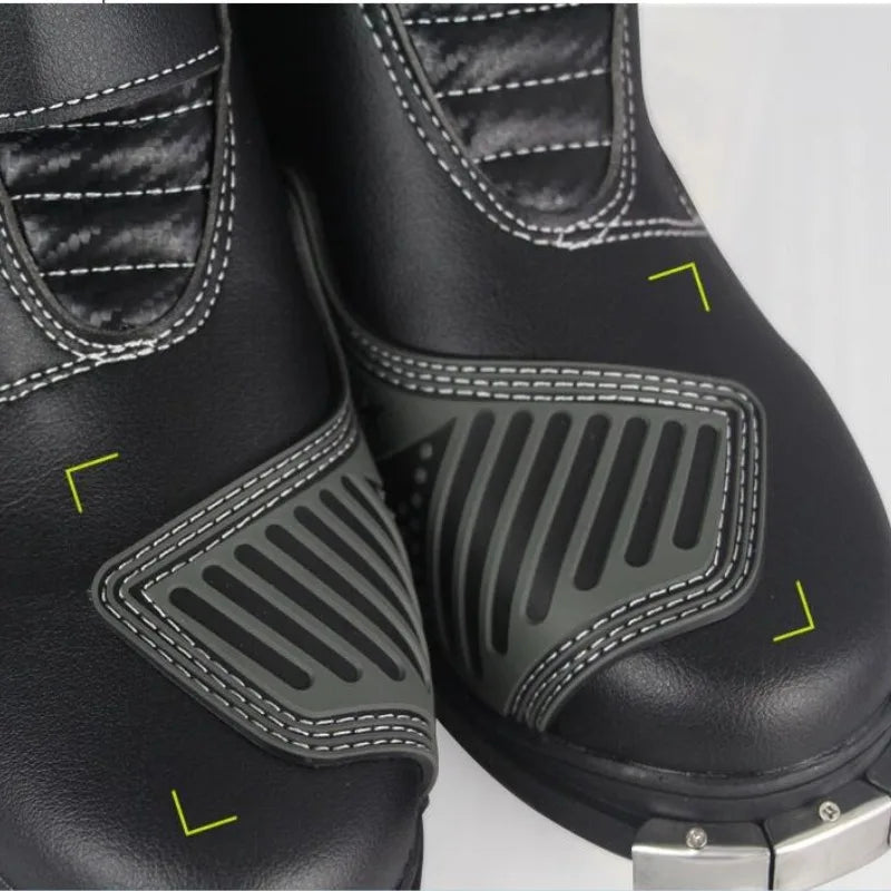 Motorcycle Riding Racing Boots Men's and Women's Anti-Collision Drop Protection Motorcycle Long Thigh Boots for Four Seasons