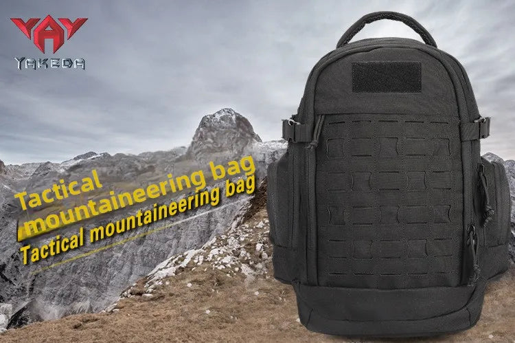 YAKEDA Assault Tactical Molle Backpack Fans 600D Sports Outdoor Bag High Capacity Tourism Hiking Mountain Camping Bags