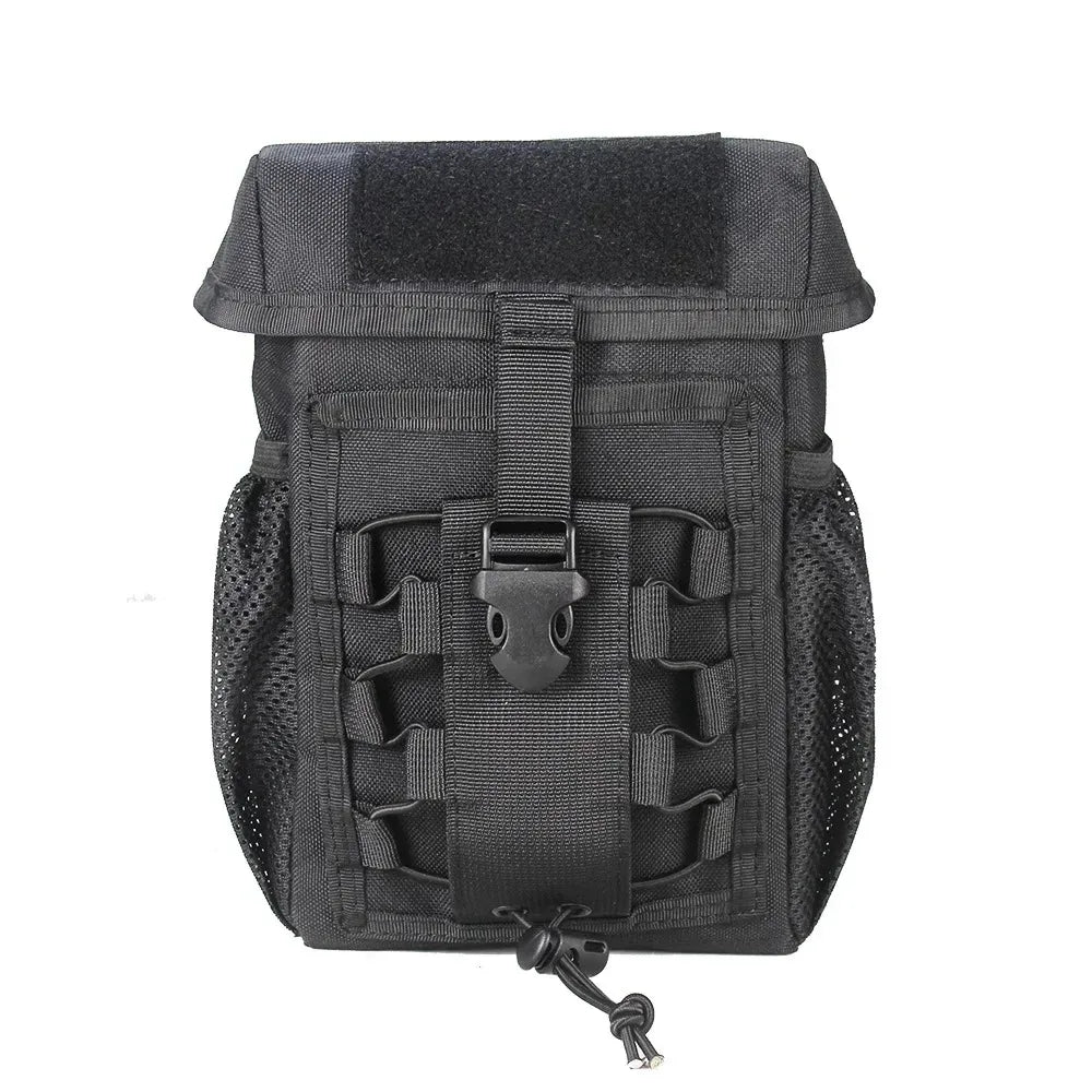 1000D Nylon Molle Dump Bag Waterproof Emergency Tool Outdoor Climbing Pouch Storage Bags Molle Attachments EDC Pouch Travel Use