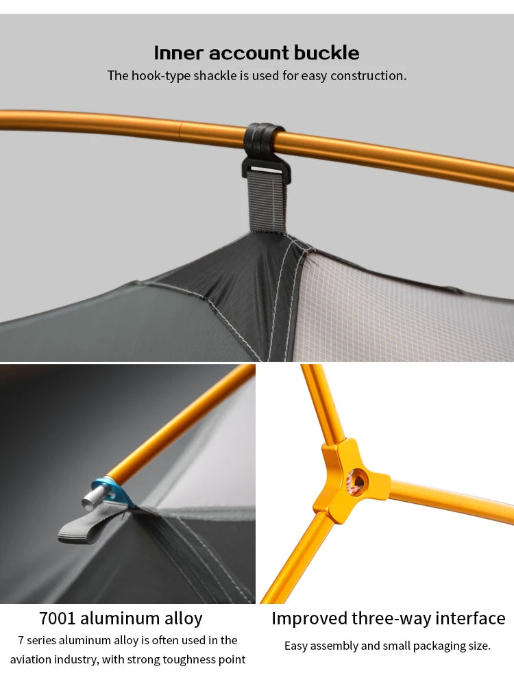 3F UL Gear Floating Cloud 1 Ultralight 3 4 Season Outdoor Camping Tent Waterproof Windproof Hiking Double Layer Tents