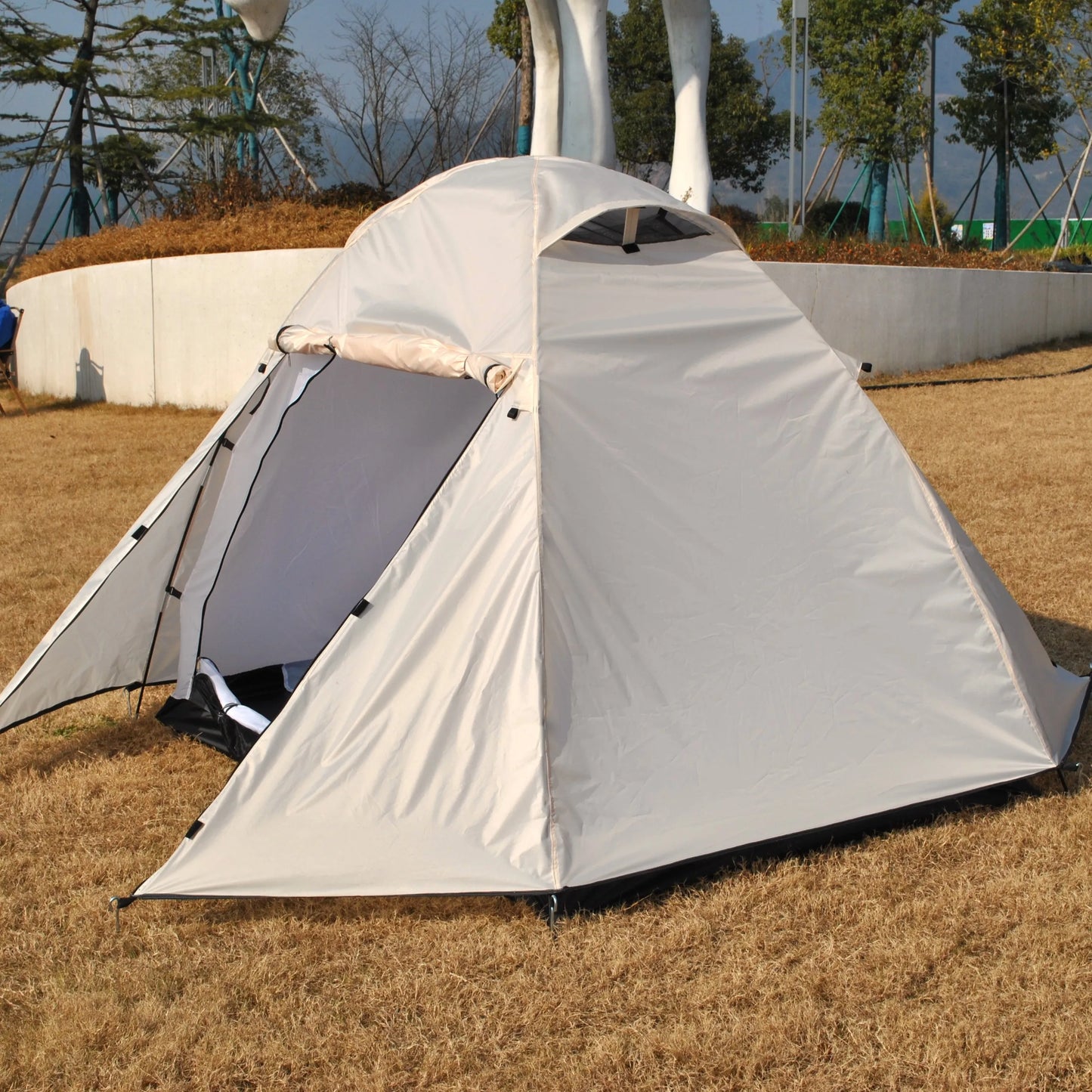 Waterproof Backpacking Tent 2 Person Lightweight Camping Tents 2 People Hiking Tents,4 Season Double Layer Outdoor Tent