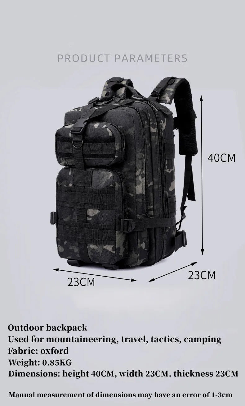 Tactical backpack, Outdoor bag, Travel bags, camping equipment, backpack, Sports bag, woman Men's, Climbing bag, hiking backpack