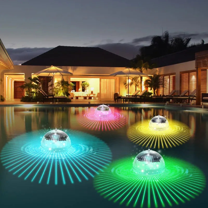 Solar Pool Floating Light Magic Ball Creative Ball Color Light Bath Pool Lawn Projection Light