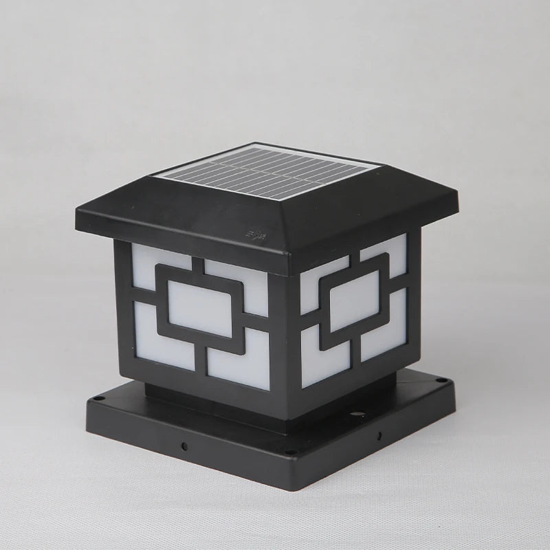 Outdoor Solar Lights Waterproof Sunlight Classical Style Remote Control LED Light Garden Corridor External Solar Power Lamp Led