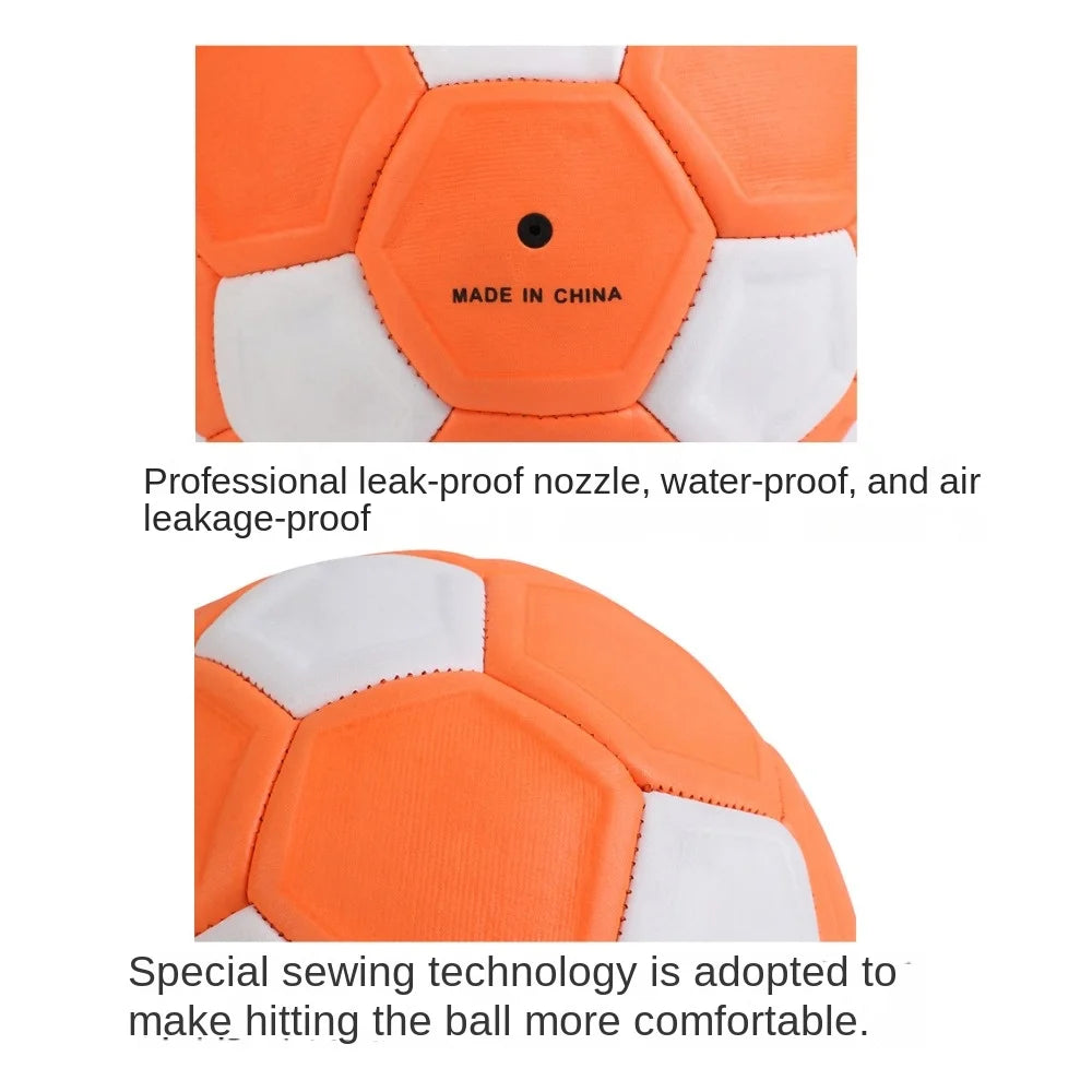 Size 3/4/5 Curve Soccer Ball Recreational Orange Youth Football Football Trainin Curve Lines Match Football Outdoor Match