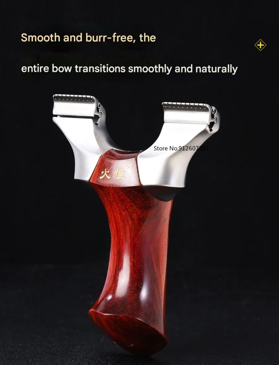 Professional Hunting Slingshot Powerful 630ultra Hard Stainless Steel Catapult with Flat Rubber Band Outdoor Shooting Sling Shot