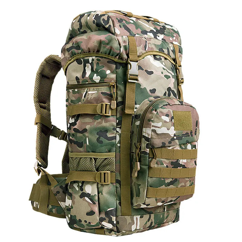 Tactical Men's Backpack, Cool Camping Gear,Waterproof Nylon, Trekking, Fishing, Hunting Bag, Molle Outdoor Bags, 50L
