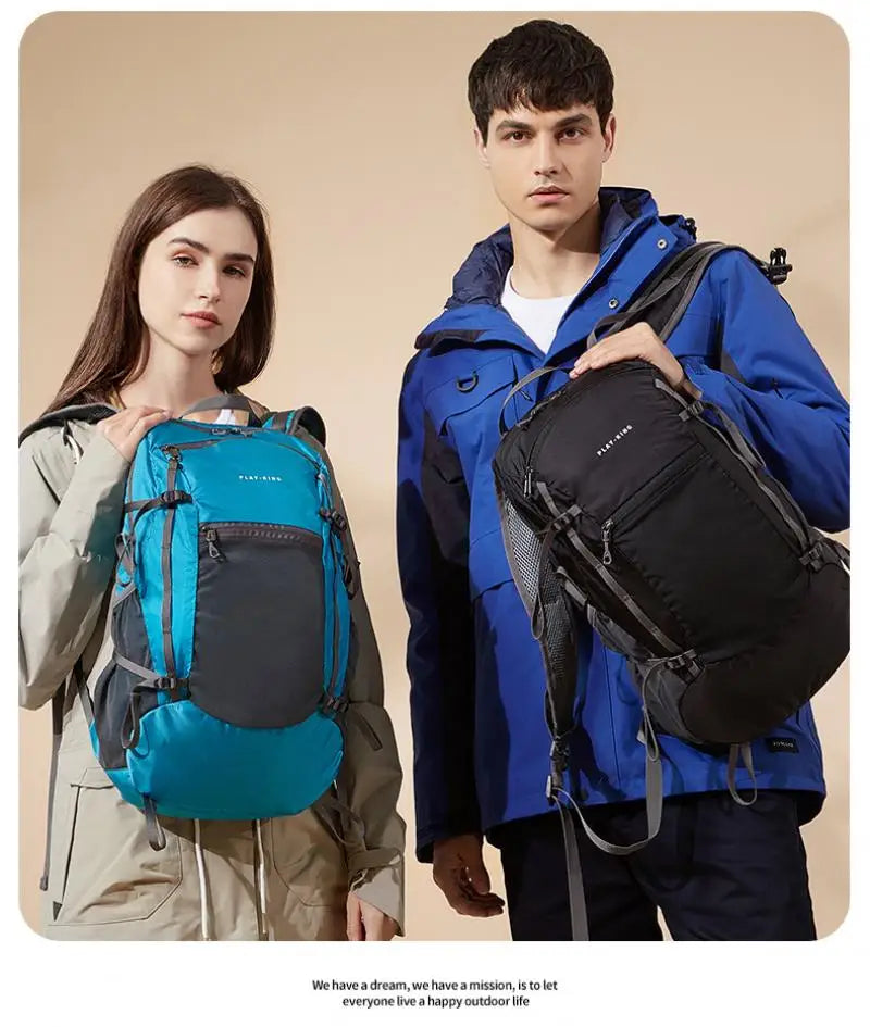 Ultra-light Folding Camping Hiking Backpack Professional Water Repellent Travel Duffle Bags Mountaineering Double Shoulder Bag