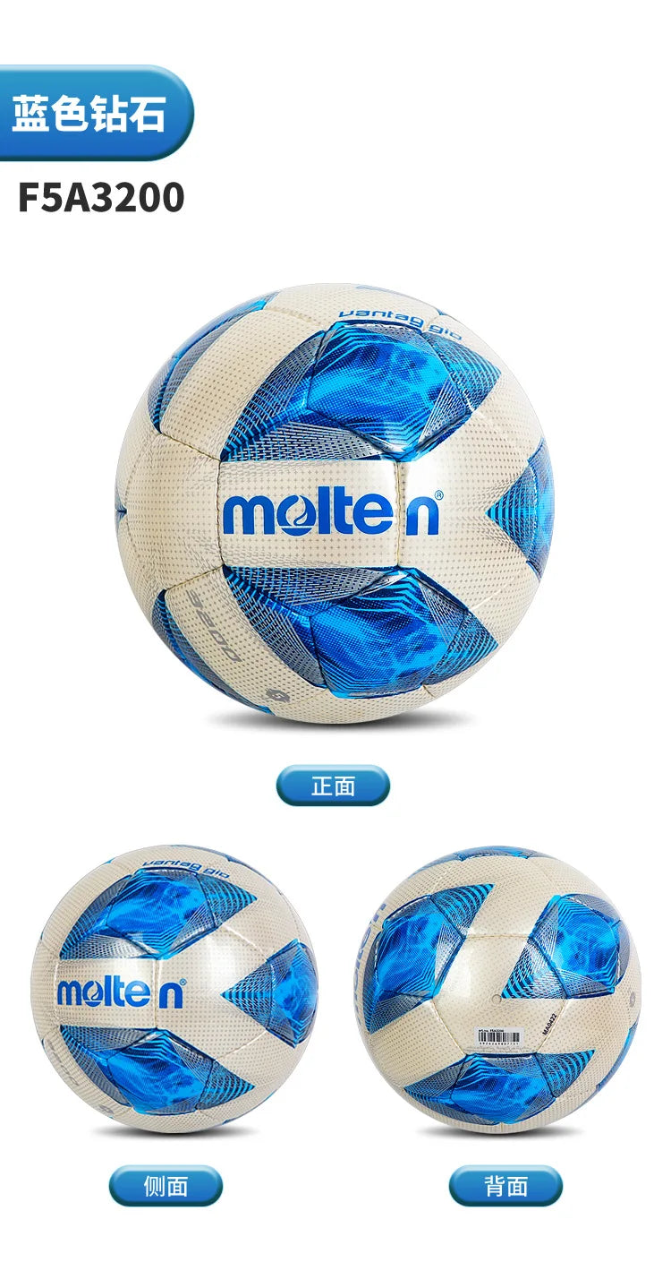 Molten FA3200 soccer ball size 4, Futsal Soccer ,Youth Adults Footballs Outdoor Indoor Balls, original professional football bal