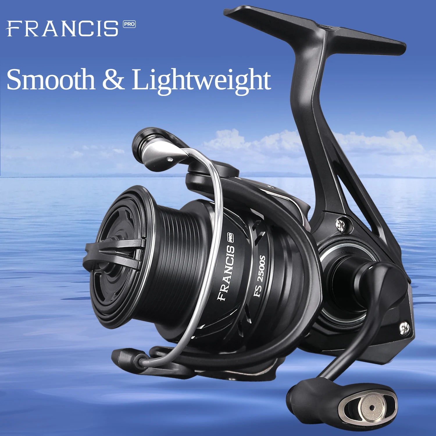 TSURINOYA  Spinning Fishing Reel FRANCIS FS PRO 800S 1000 C2000S 2500S 3000M 4000M 158g Shallow Spool Versatile Long Cast Bass