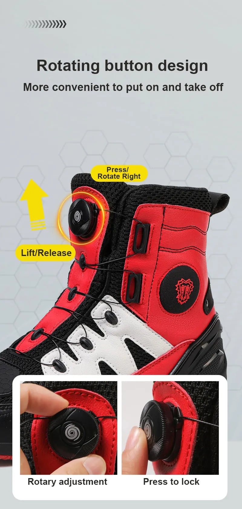 Men Motorcycle Boots New Waterproof Motorbike Riding Shoes Microfiber Breathable Men's Motorcycle Shoes Motos Bike Sport Boot