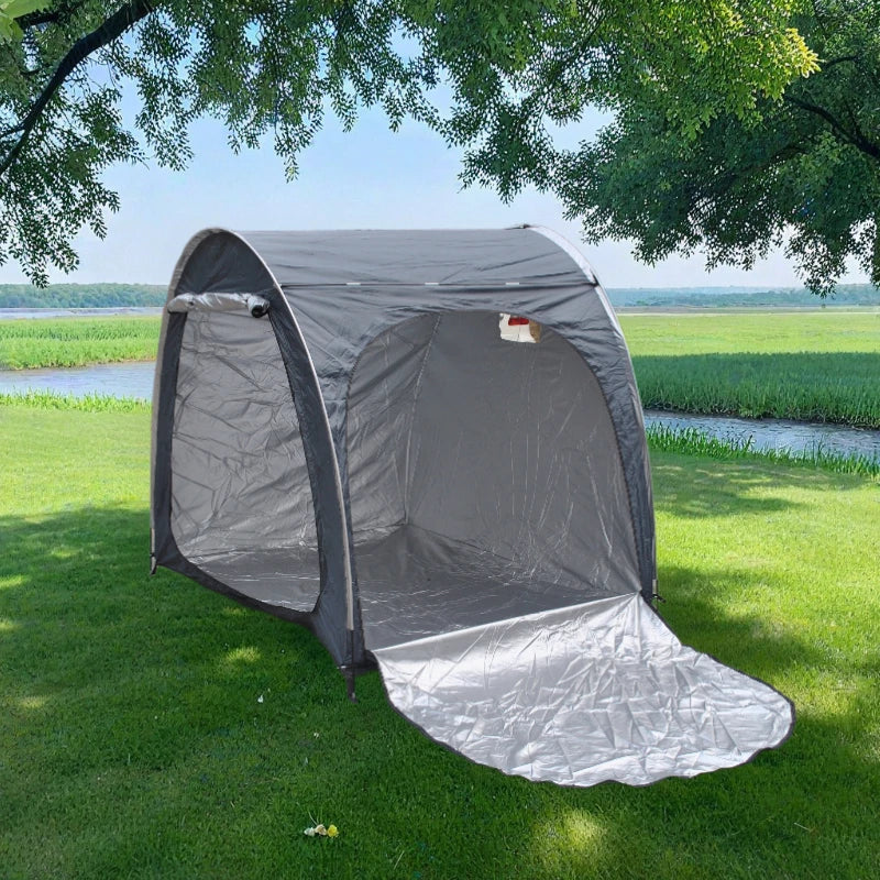 CZX-827 Advanced Bike Tent Bike Storage Shed tent,4 bikes storage tent,4 bikes tent,2 doors bigger cot bed tent,motorcycle tent