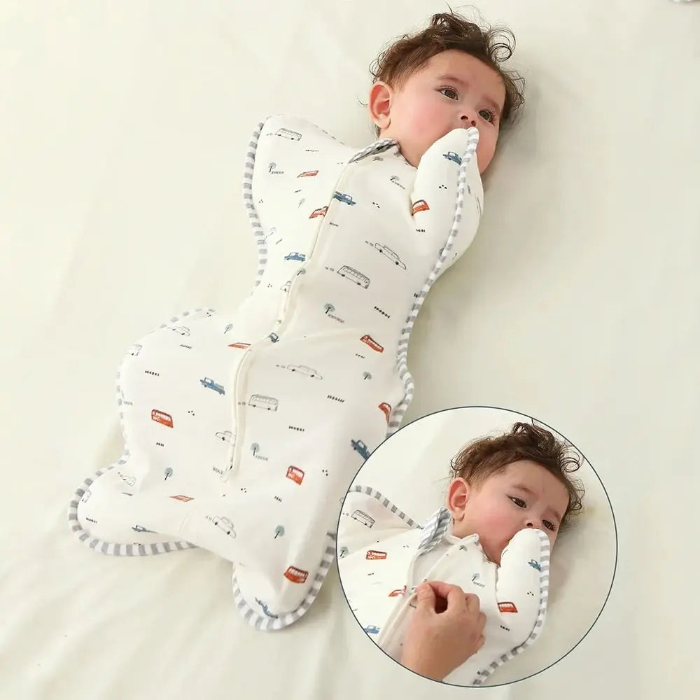 Anti-startle Baby Sleeping Bag Soft Wrapping Blanket Infant Swaddle Blanket Jumping Bag Newborn Wrapping Newborn Sleep Sack