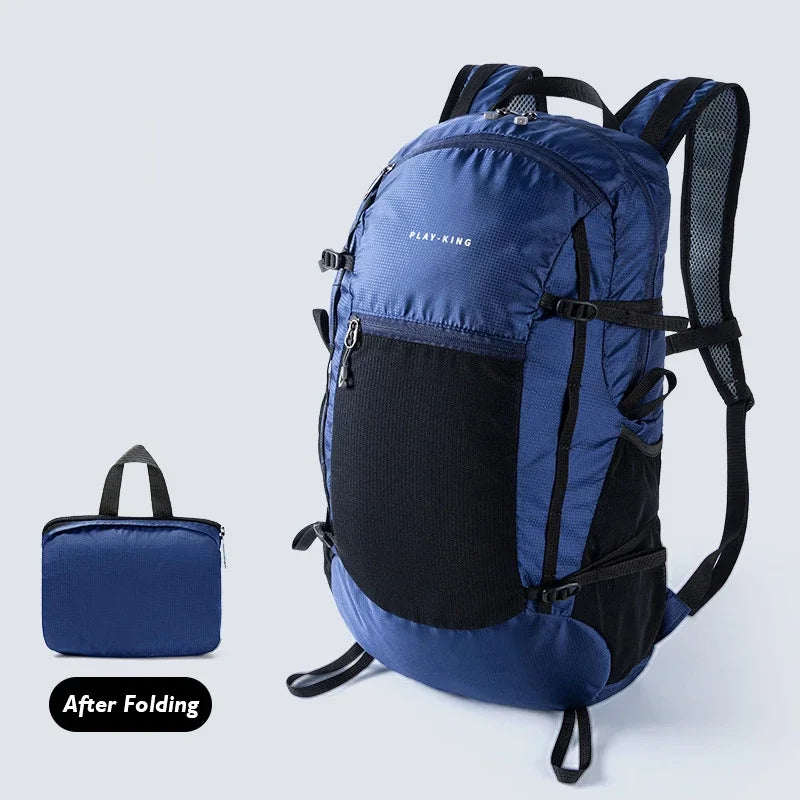 Ultra-light Folding Camping Hiking Backpack Professional Water Repellent Travel Duffle Bags Mountaineering Double Shoulder Bag