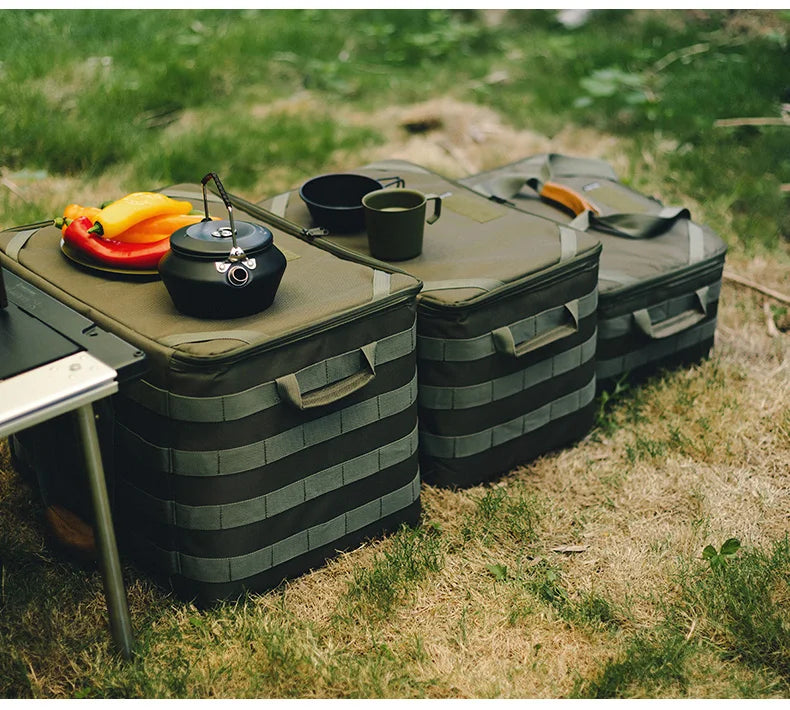 Thous Winds Outdoor Camping Storage Bag Meal Bag Large Storage Lamp Cookware Tableware Bag Picnic Travel Camp Bag Supplies