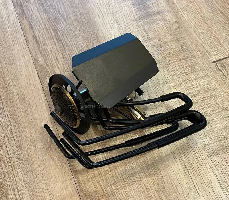 Outdoor SWS black spider ignition card stove, outdoor camping barbecue picnic ignition windproof folding high-power stove head