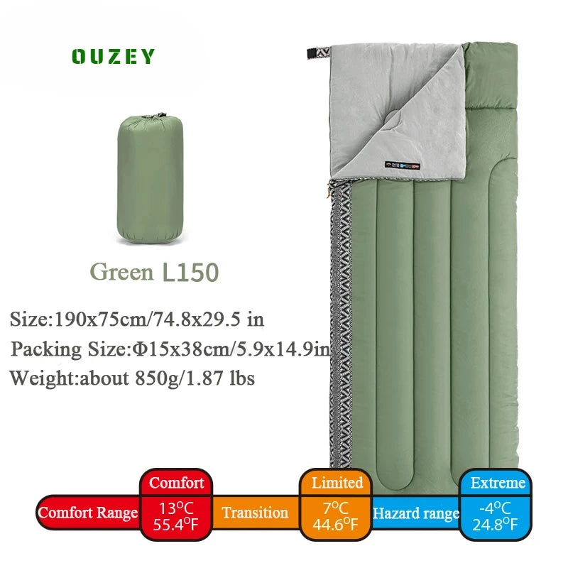 Naturehike Summer Sleeping Bag Ultralight Outdoor Camping Cotton Sleeping Bag Spring Hiking Trekking Travel Camping Supplies