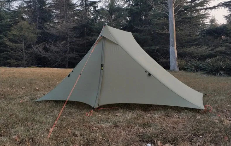 Hikeburger Yuanxing 2P Outdoor Camping Ultralight Tent Tarp Type A Pyramid Double Silicon 20D Nylon Cloth Waterproof Canopy Tent