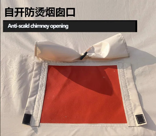 New 12 ㎡ Inflatable Tent Set Two Bedrooms Flysheet for 4~6People Hiking Camping Accessory Sun & Rain Protection Marquee