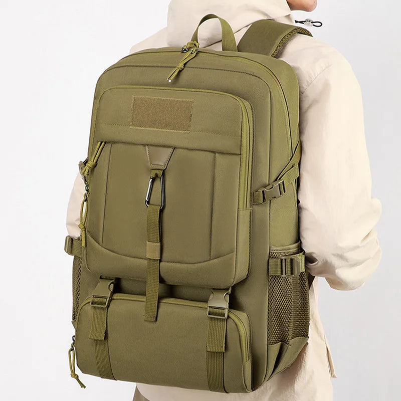 Oulylan Durable Portable Travel Shoulders Pack Versatile Outdoor Practical Climbing Bags Men Lightweight Large Capacity Backpack