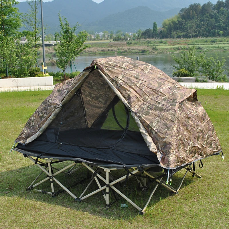 Camping Tent 2 Person, Professional Waterproof & Windproof Lightweight Backpacking Tent Can Be Cot Tent,bed Tent Not Include Bed